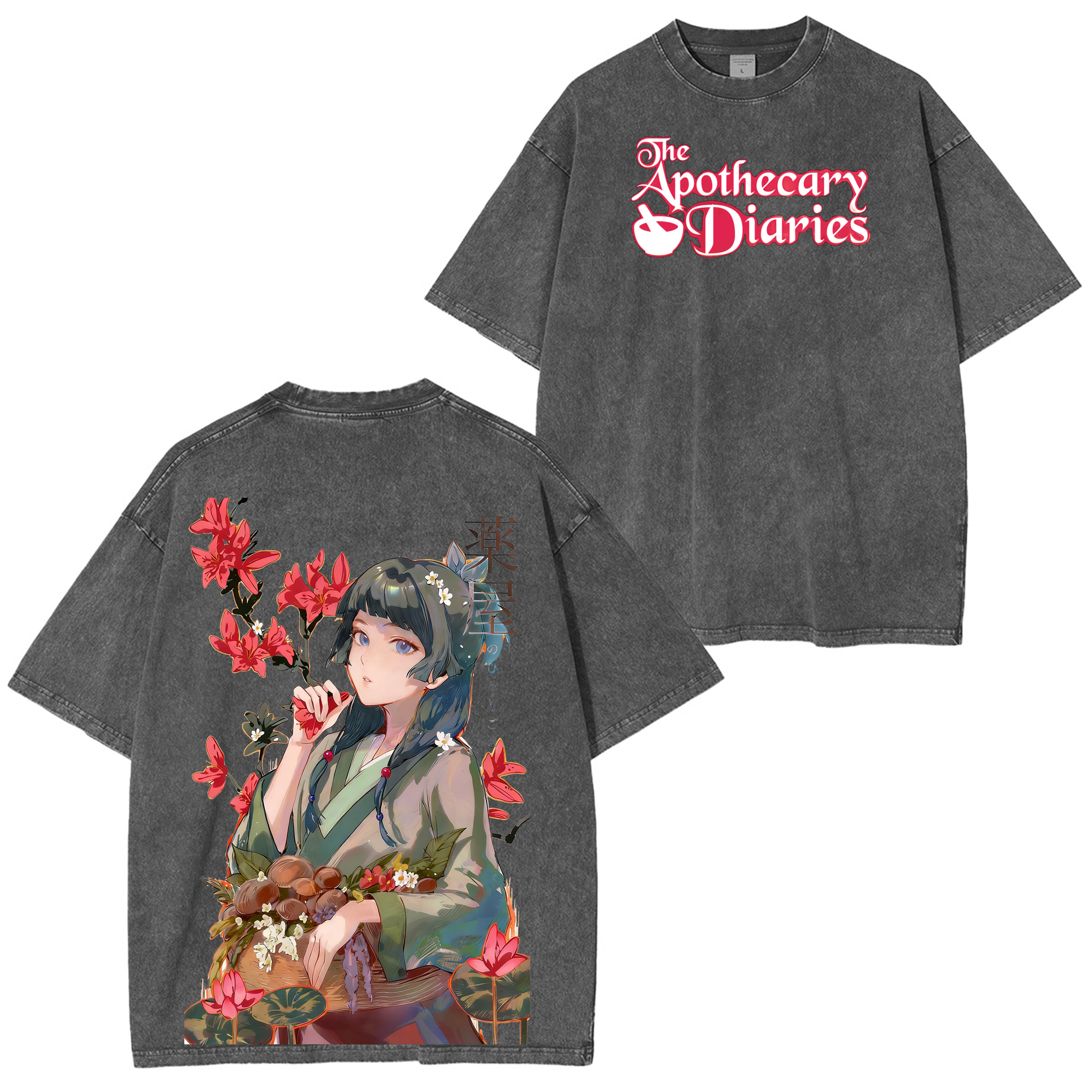 The Apothecary Diaries Anime Washed T-shirt/Crewneck/Hoodie