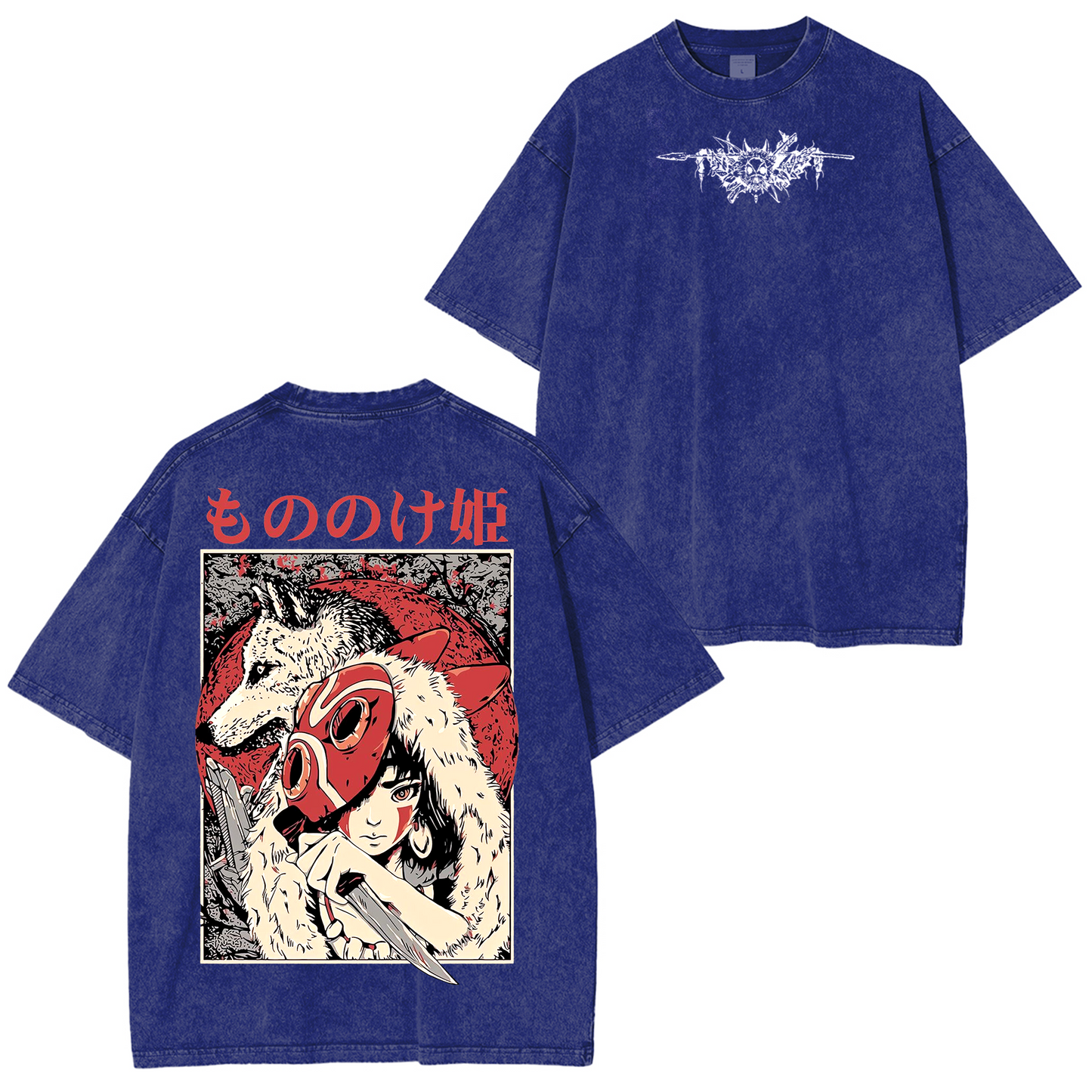 Princess Mononoke Anime Washed T-shirt/Crewneck/Hoodie