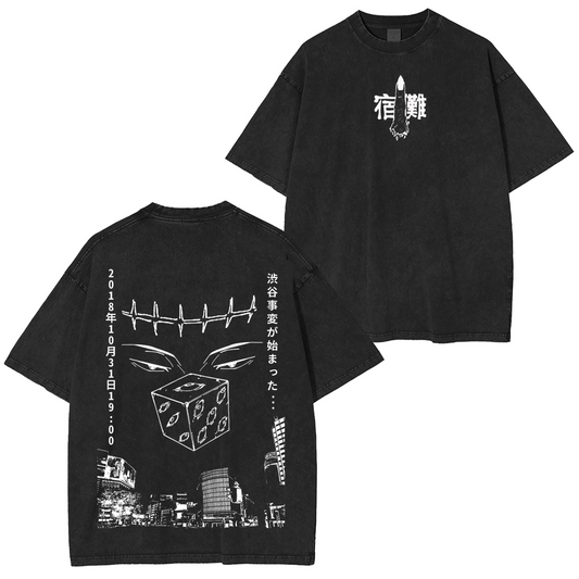 Jujutsu Kaisen Anime Washed T-shirt/Crewneck/Hoodie