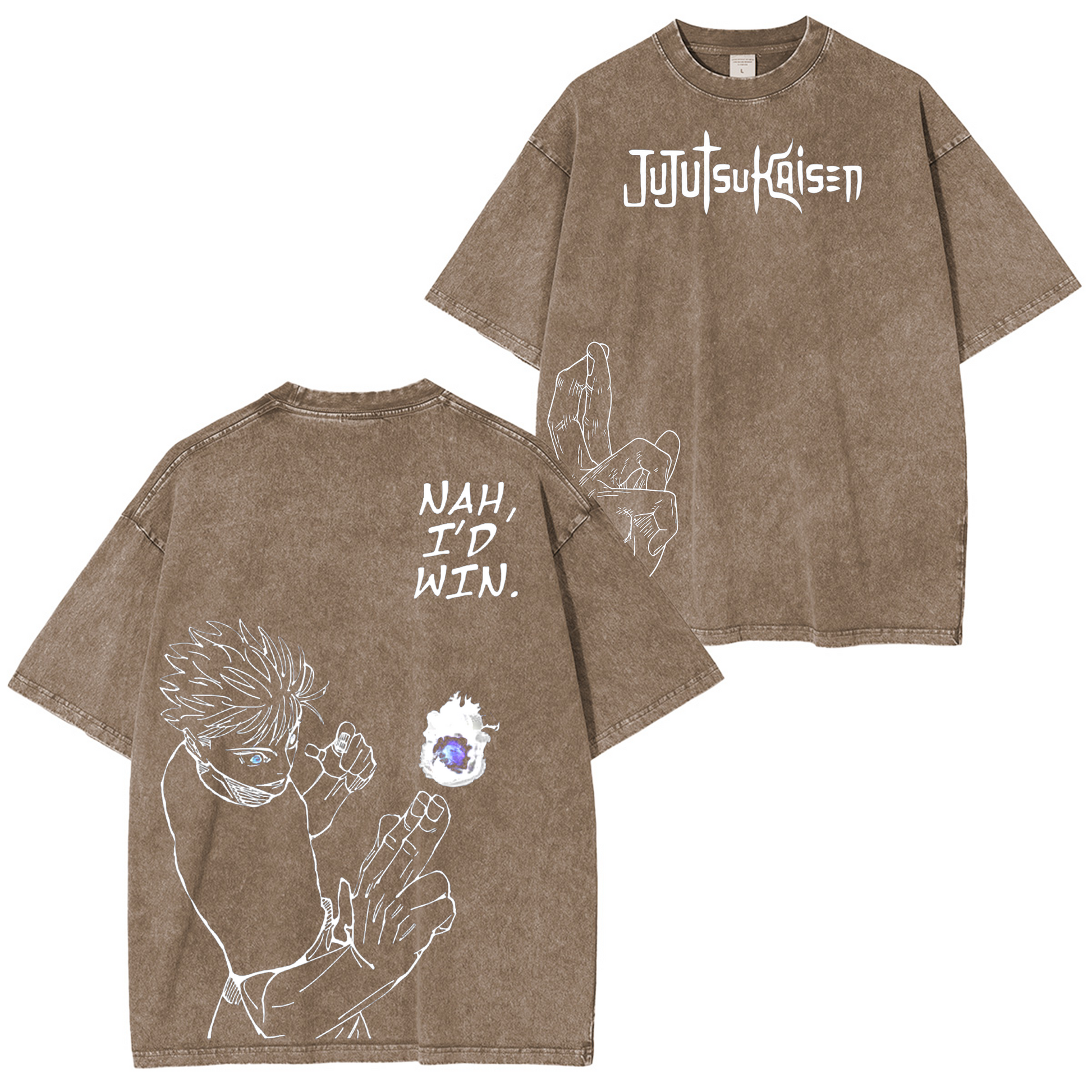 Satoru Gojo,Jujutsu Kaisen Anime Washed T-shirt/Crewneck/Hoodie