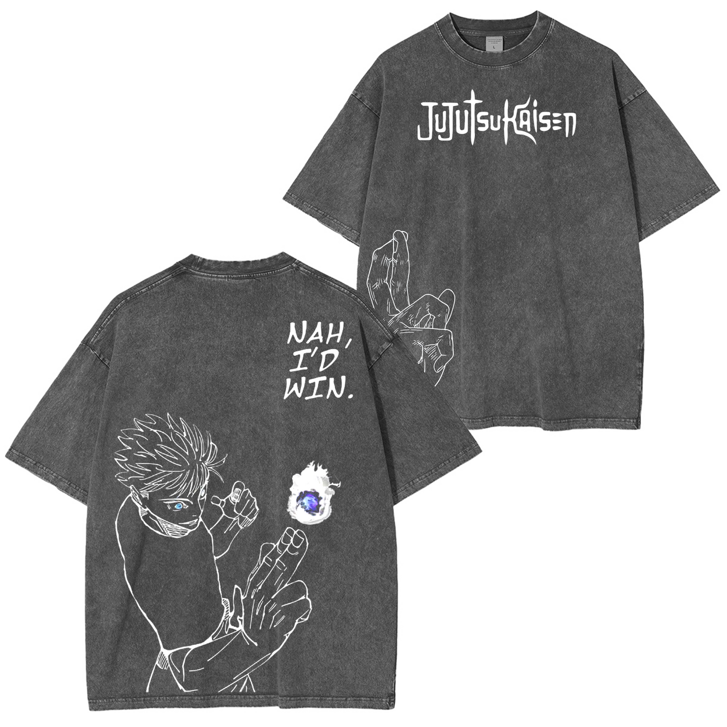 Satoru Gojo,Jujutsu Kaisen Anime Washed T-shirt/Crewneck/Hoodie