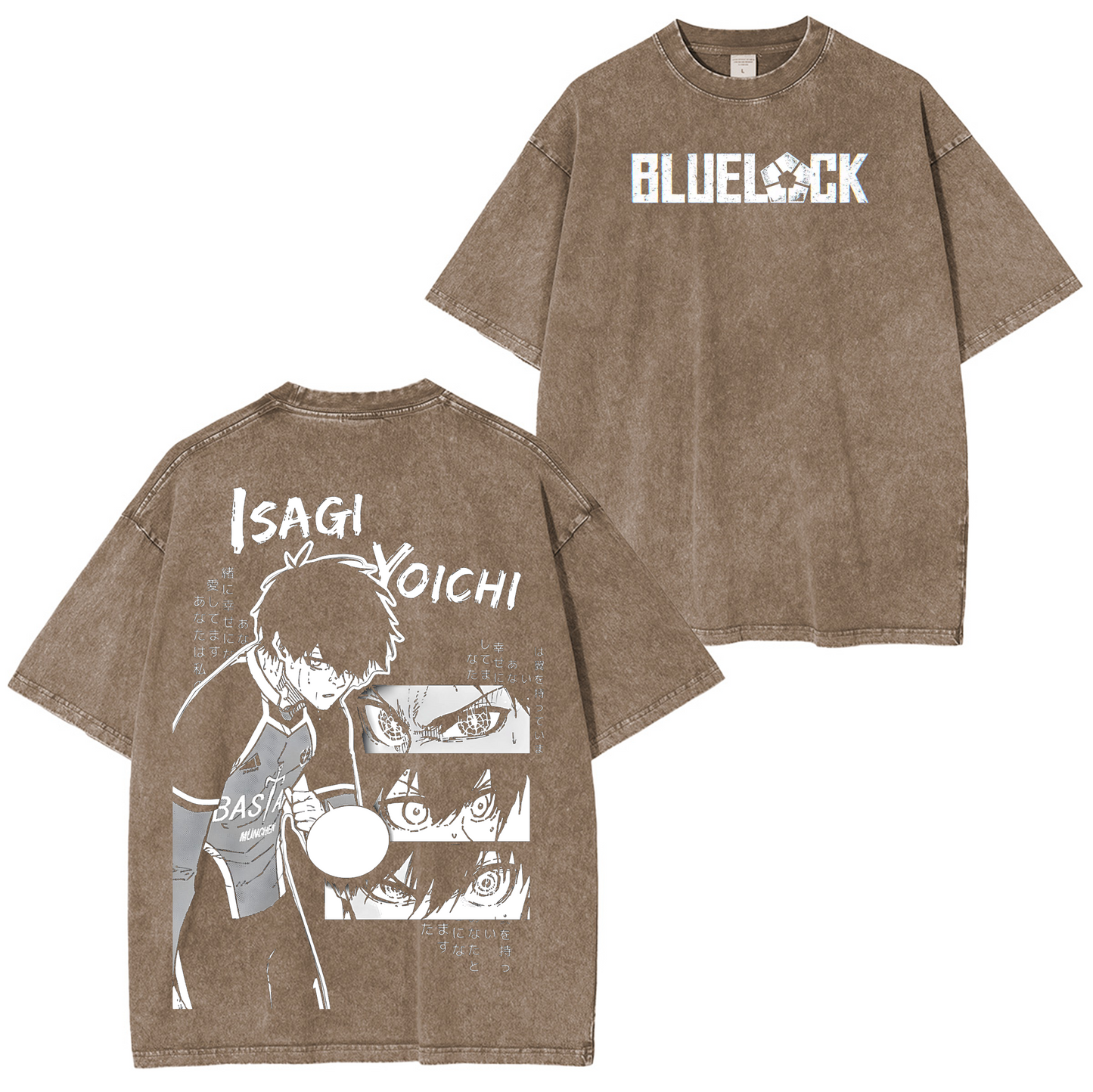 Isagi Yoichi Volley Blue Lock Anime Washed T-shirt/Crewneck/Hoodie