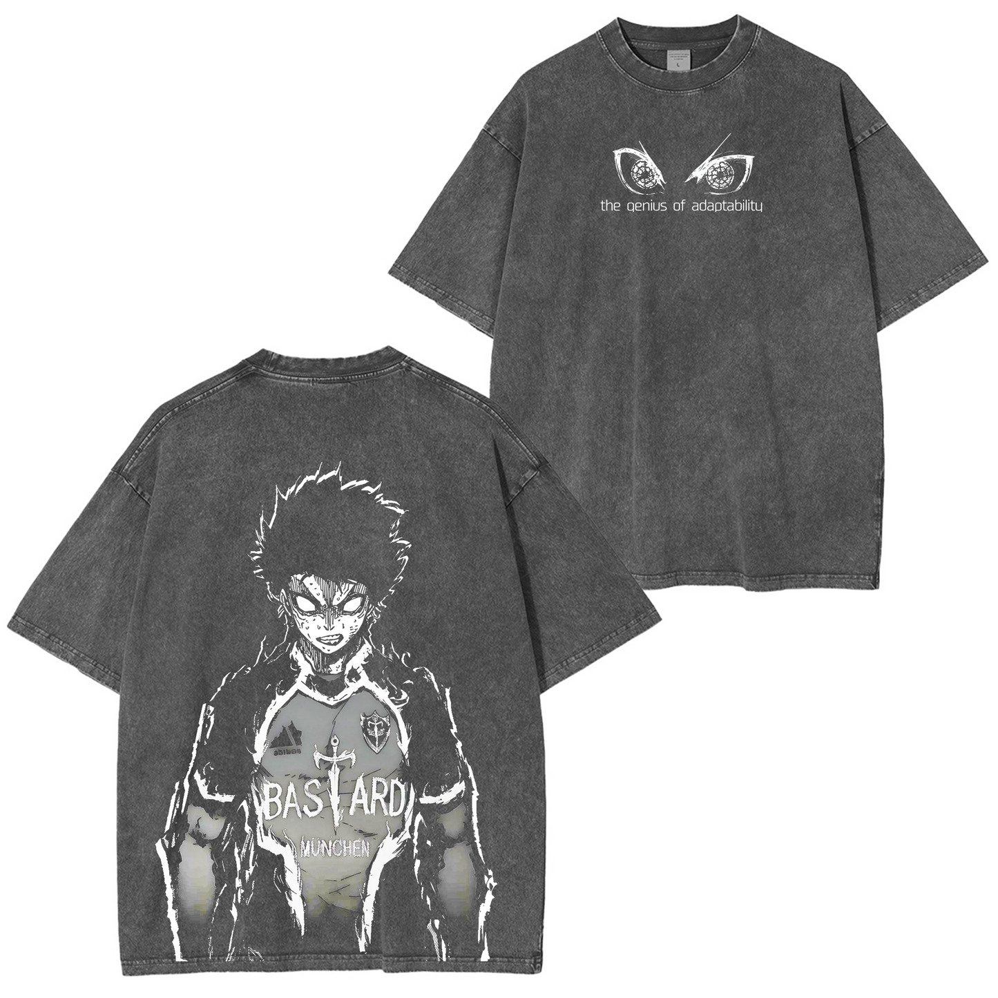 Blue Lock Anime Washed T-shirt/Crewneck/Hoodie