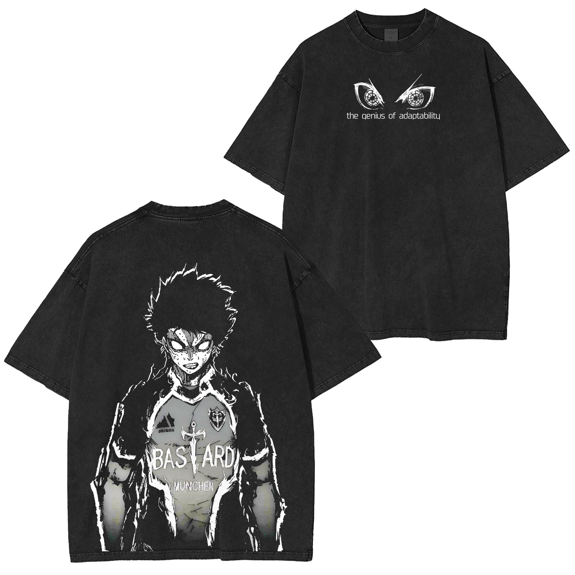 Blue Lock Anime Washed T-shirt/Crewneck/Hoodie
