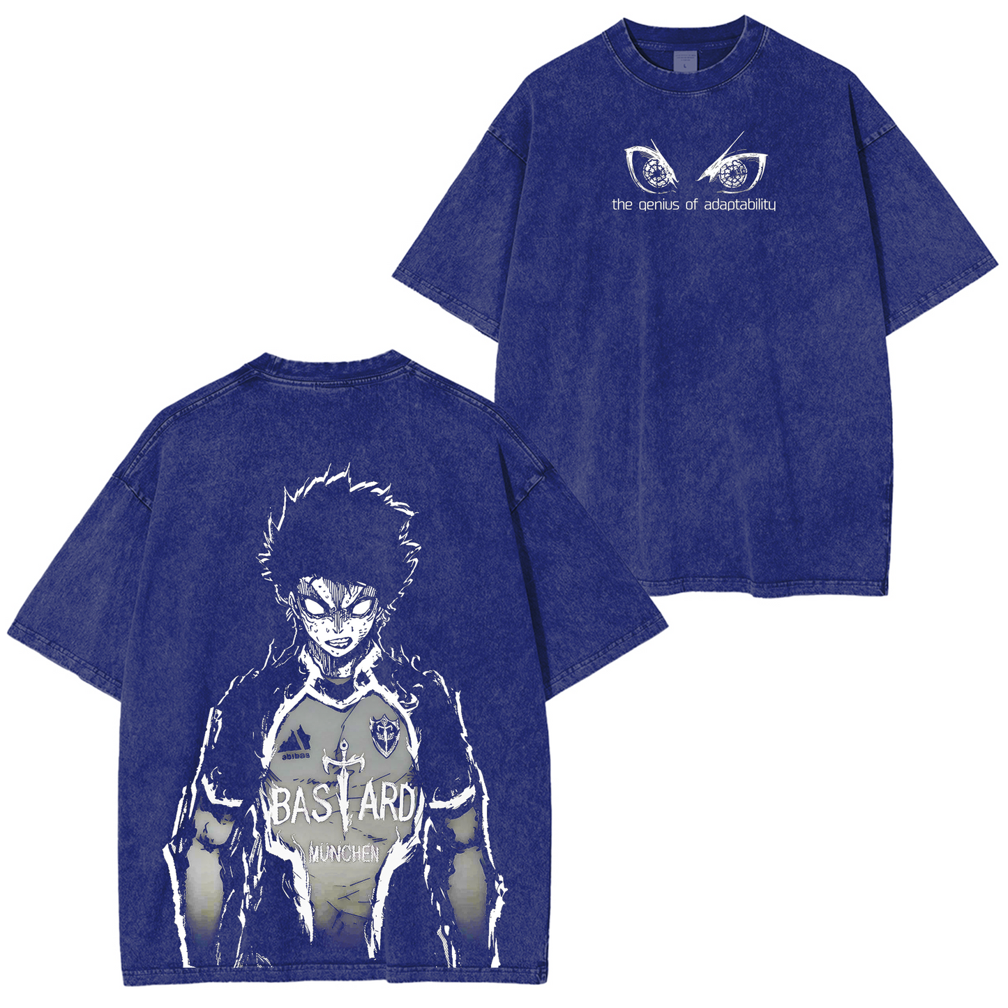 Blue Lock Anime Washed T-shirt/Crewneck/Hoodie