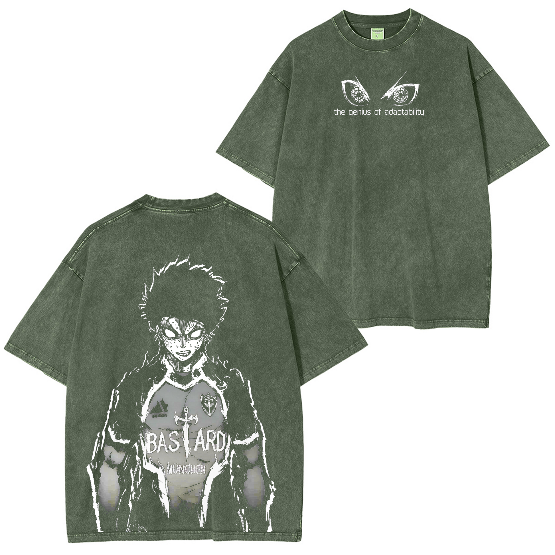 Blue Lock Anime Washed T-shirt/Crewneck/Hoodie