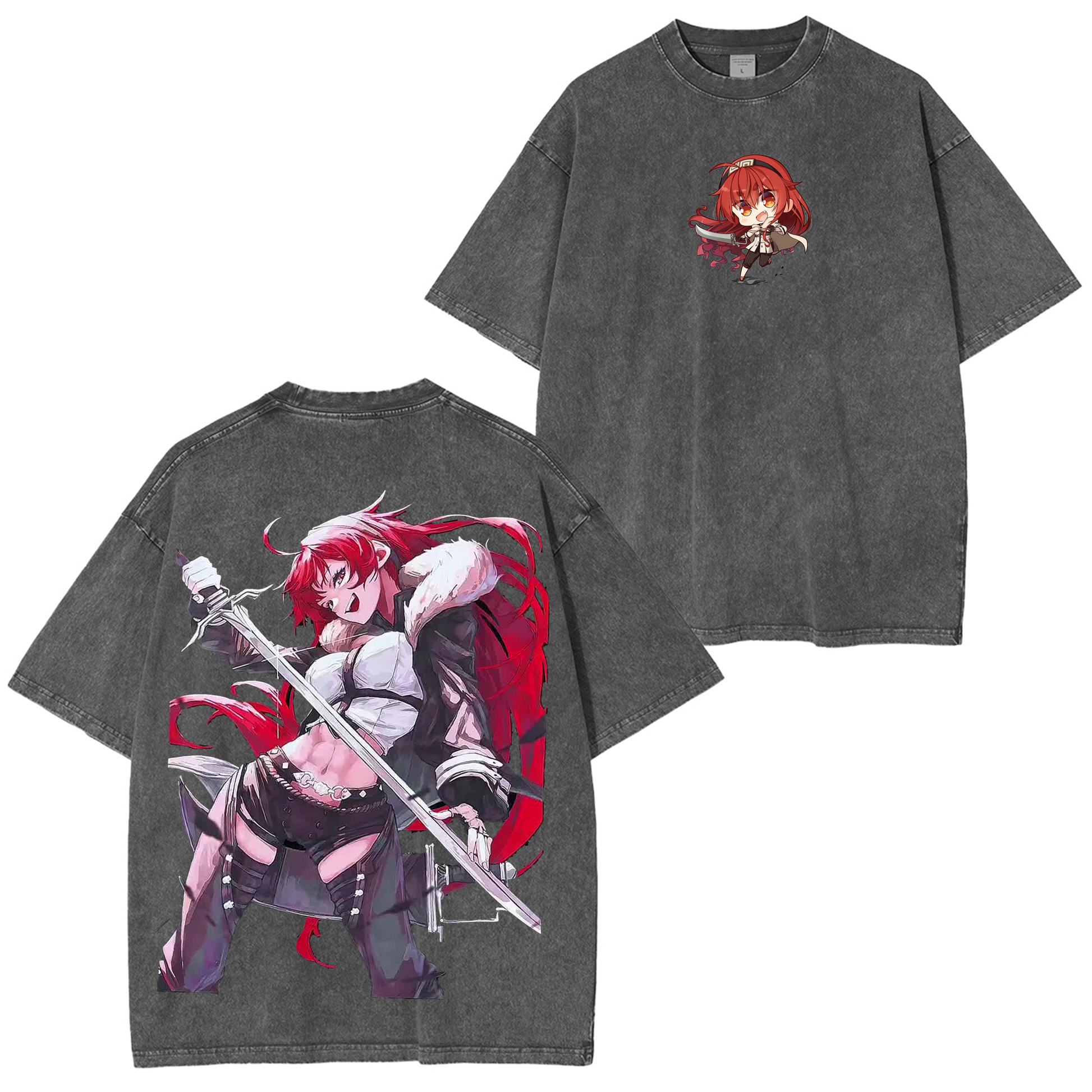 Eris Boreas Greyrat ,Mushoku Tensei Anime Washed T-shirt/Crewneck/Hoodie