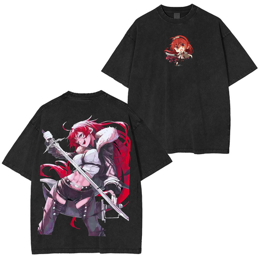 Eris Boreas Greyrat ,Mushoku Tensei Anime Washed T-shirt/Crewneck/Hoodie