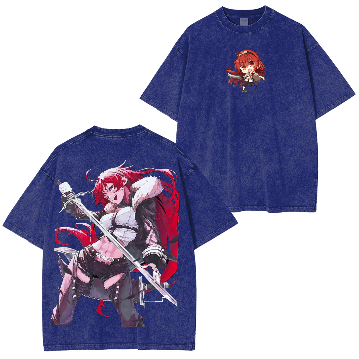 Eris Boreas Greyrat ,Mushoku Tensei Anime Washed T-shirt/Crewneck/Hoodie