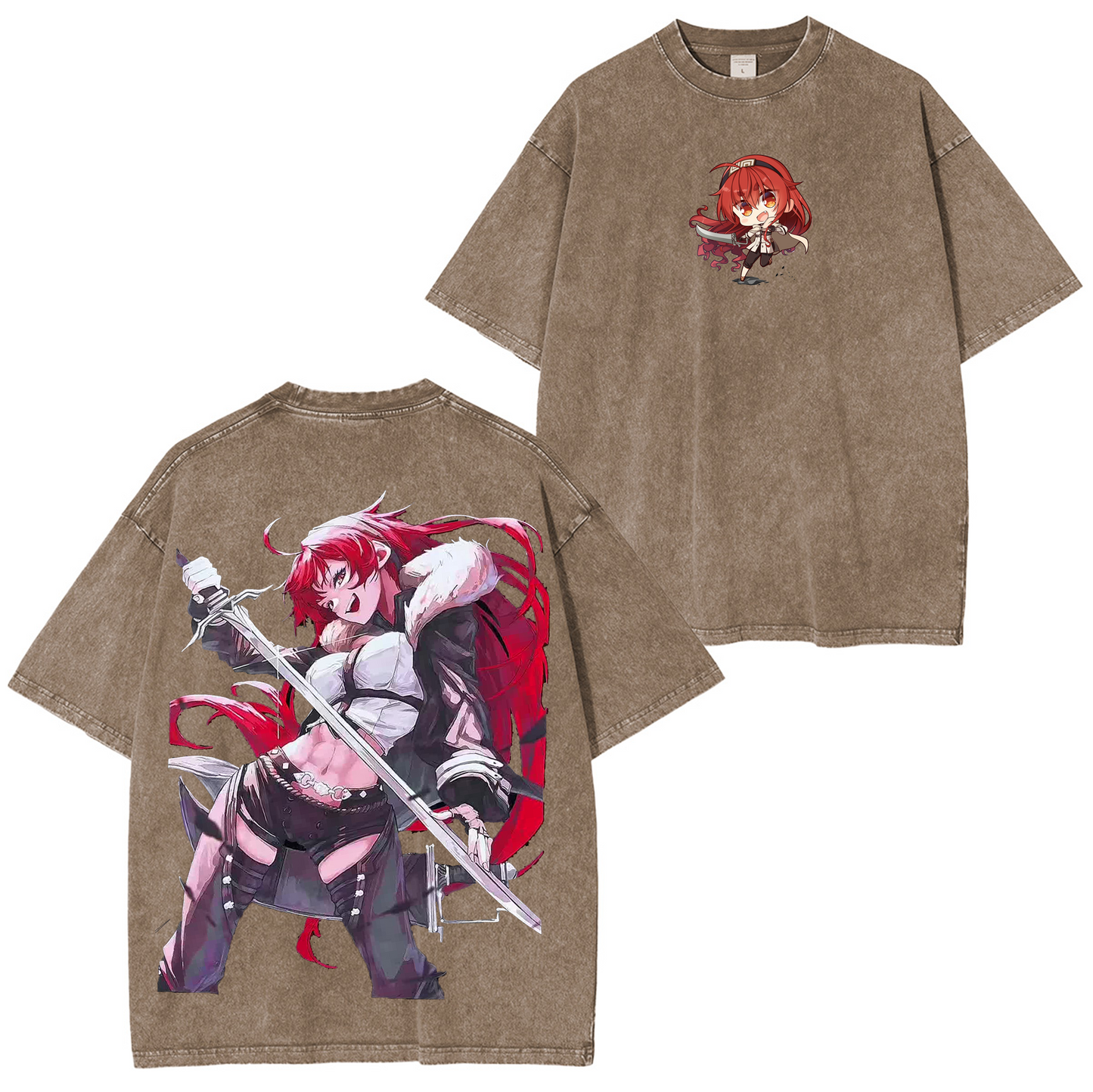Eris Boreas Greyrat ,Mushoku Tensei Anime Washed T-shirt/Crewneck/Hoodie