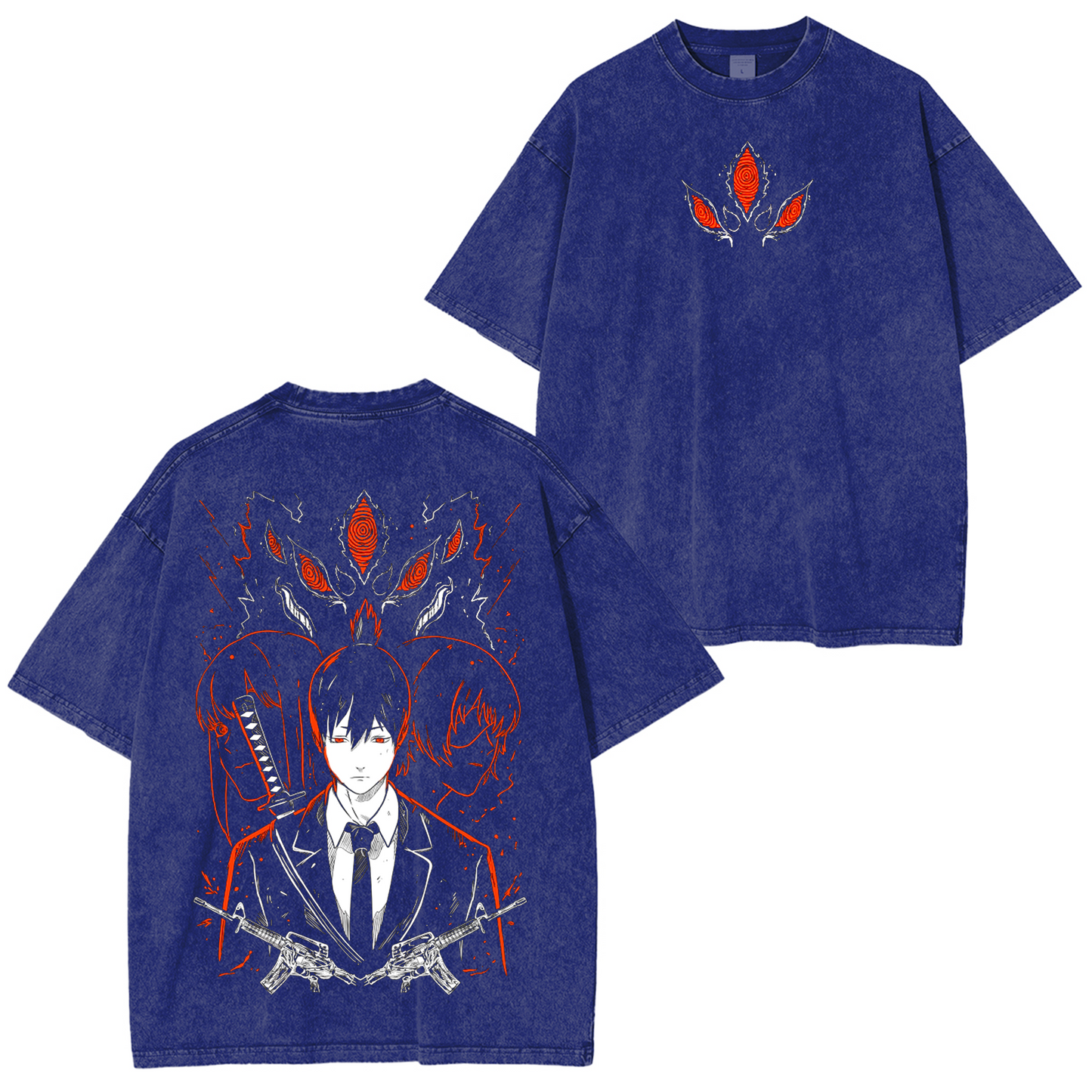 Aki Hayakawa-Chainsaw Man Anime Washed T-shirt/Crewneck/Hoodie