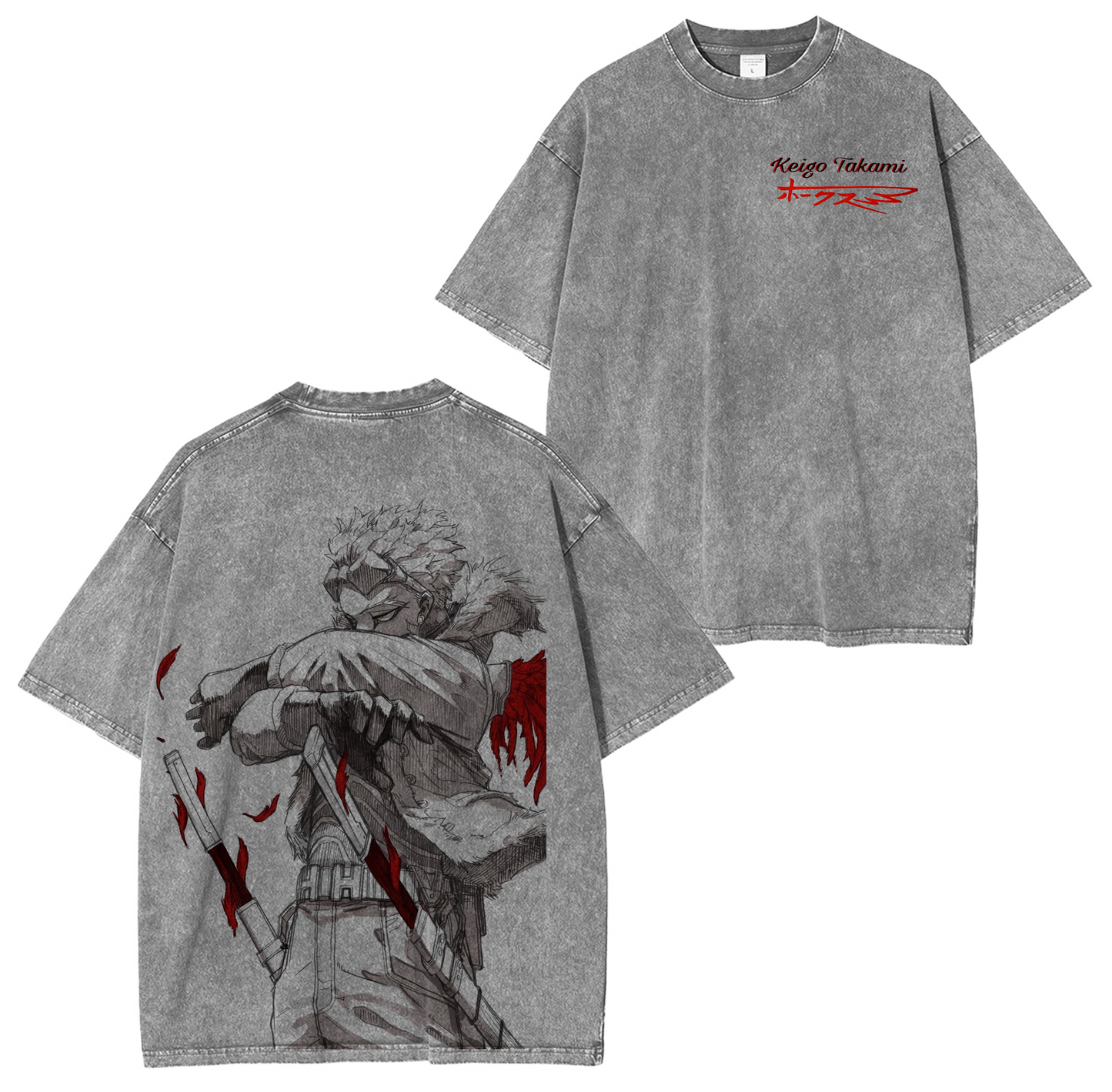 Keigo Takami,My Hero Academia Washed T-shirt/Crewneck/Hoodie