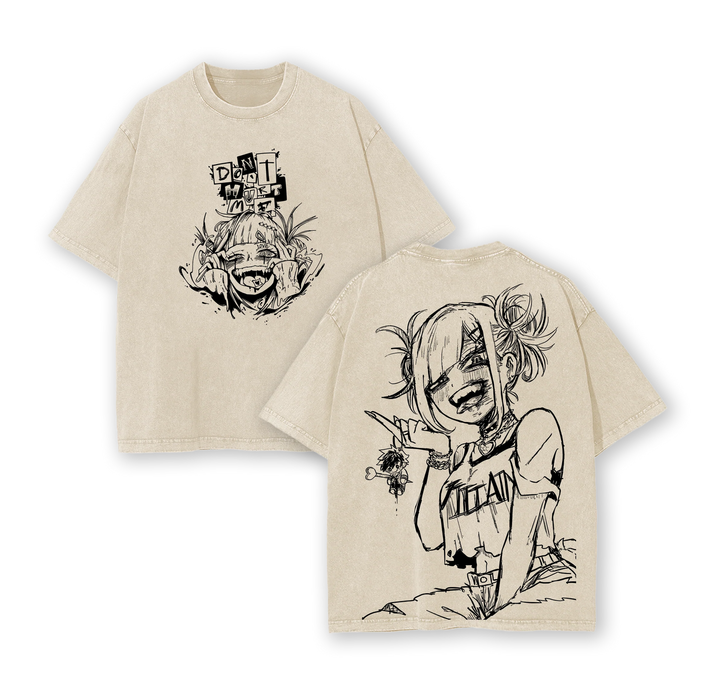 Himiko Toga My Hero Academia Anime Washed T-shirt/Crewneck/Hoodie