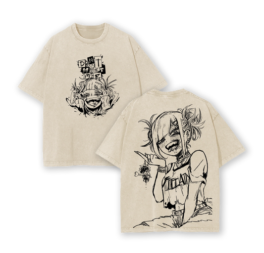 Himiko Toga My Hero Academia Anime Washed T-shirt/Crewneck/Hoodie