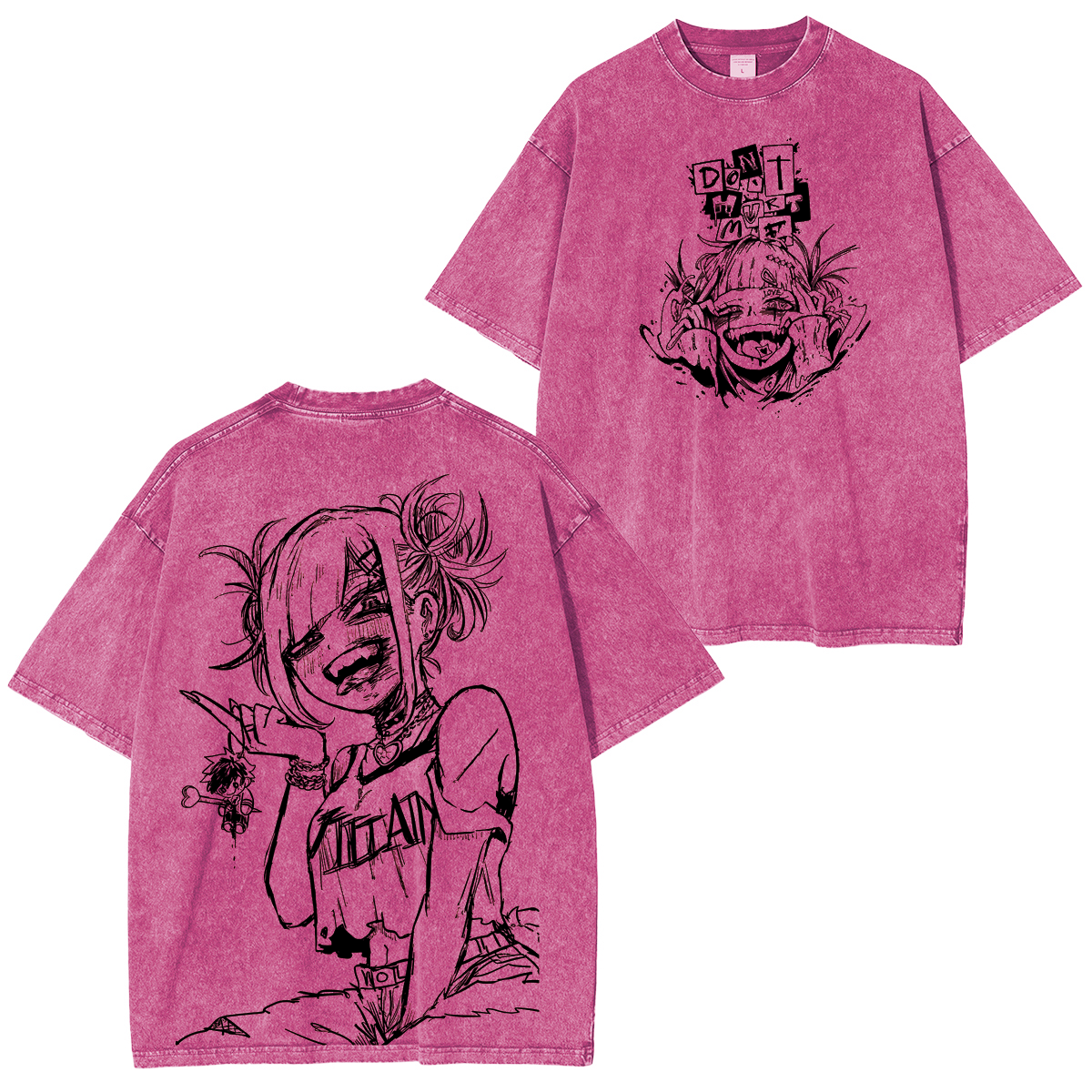 Himiko Toga My Hero Academia Anime Washed T-shirt/Crewneck/Hoodie