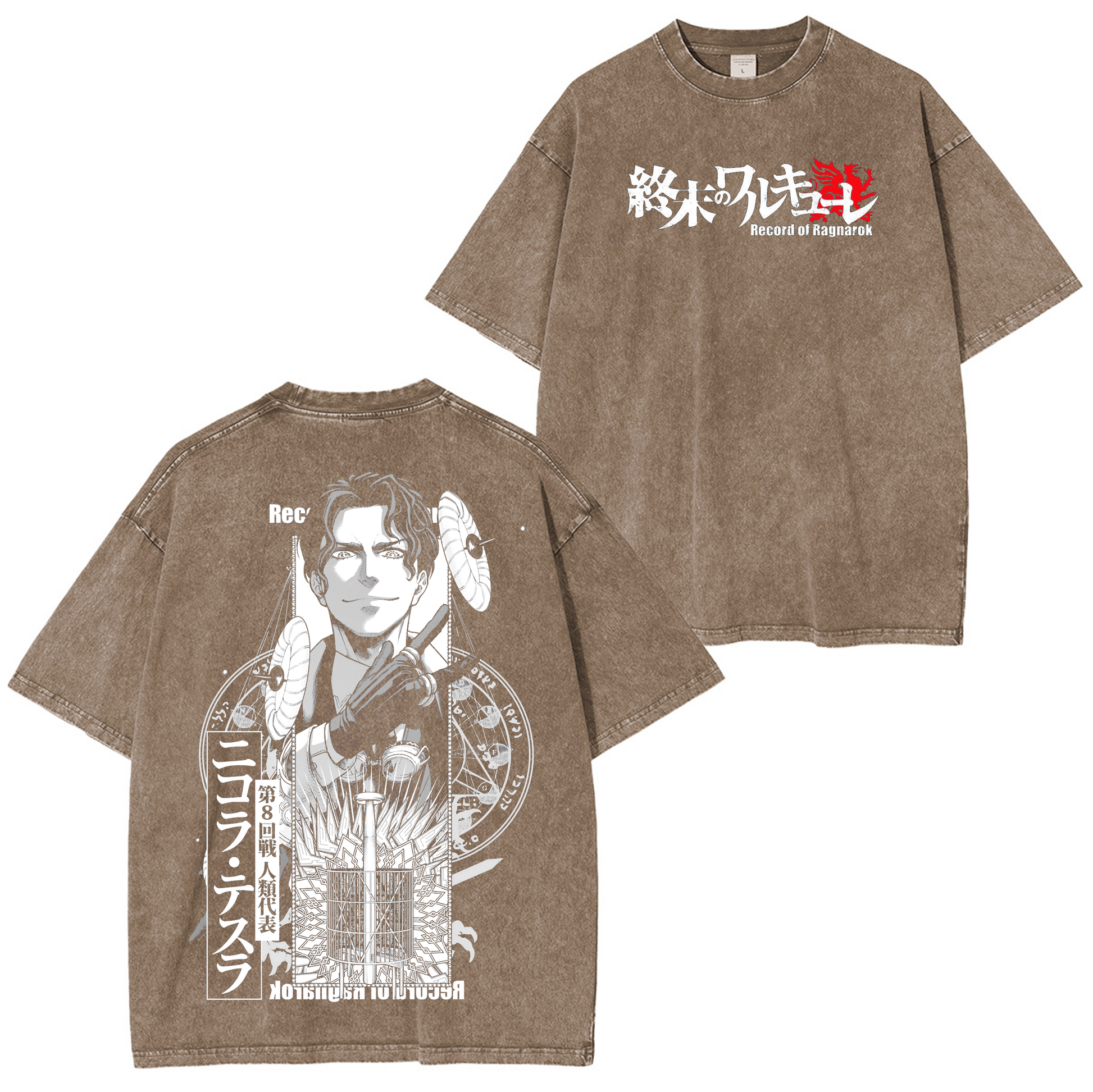 Record of Ragnarok Anime Washed T-shirt/Crewneck/Hoodie