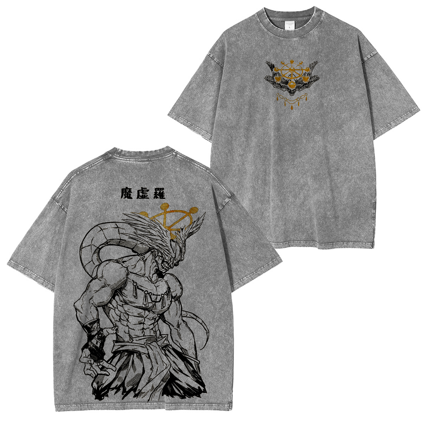 Mahoraga,Jujutsu Kaisen Anime Washed T-shirt/Crewneck/Hoodie