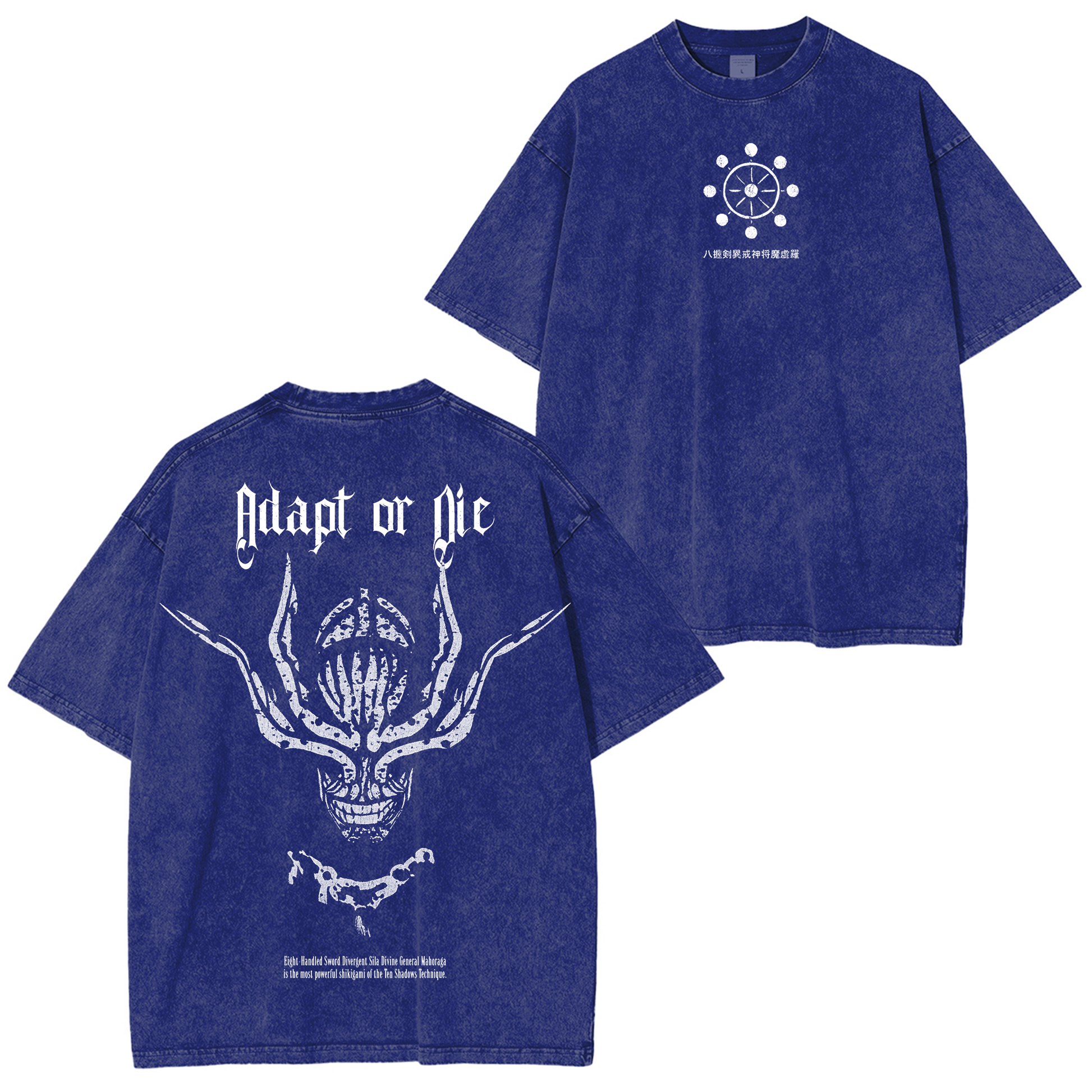 Mahoraga Jujutsu Kaisen Washed T-shirt/Crewneck/Hoodie