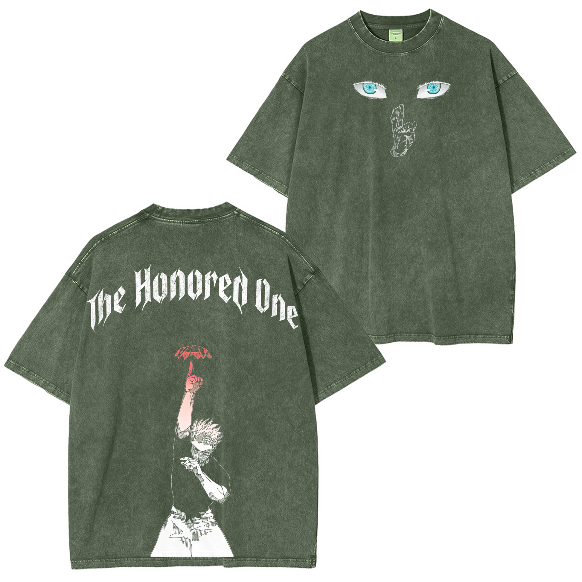 Gojo,Jujutsu Kaisen Anime Washed T-shirt/Crewneck/Hoodie