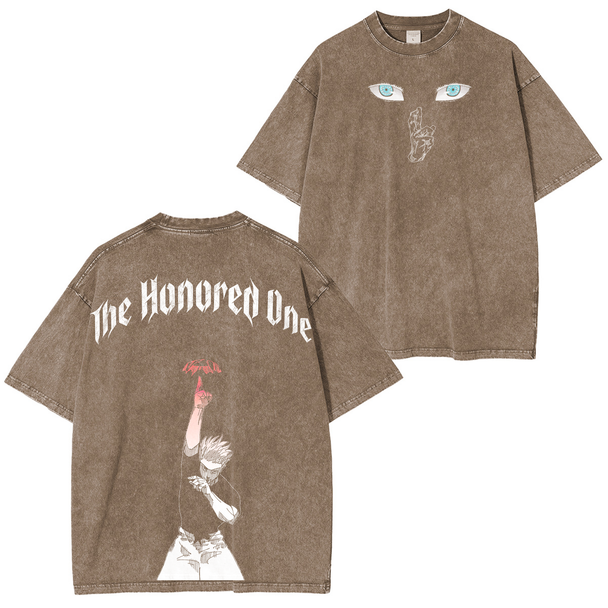 Gojo,Jujutsu Kaisen Anime Washed T-shirt/Crewneck/Hoodie