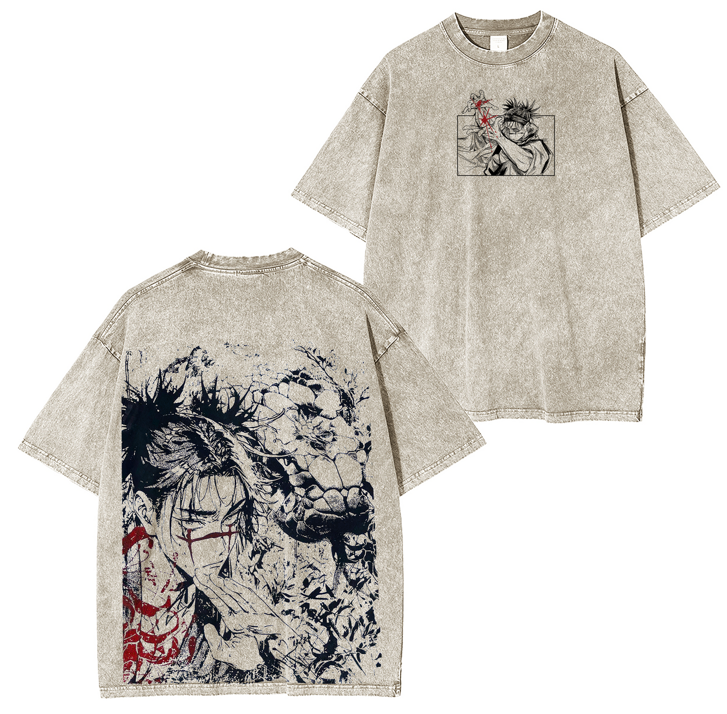Choso Blood Manipulation ,Jujutsu Kaisen Anime Washed T-shirt/Crewneck/Hoodie