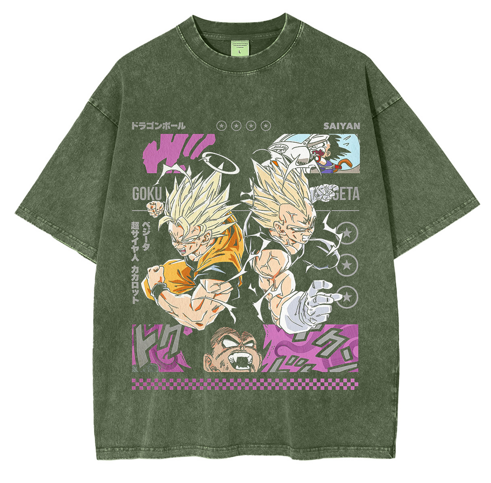 Dragon Ball Anime Washed T-shirt/Crewneck/Hoodie