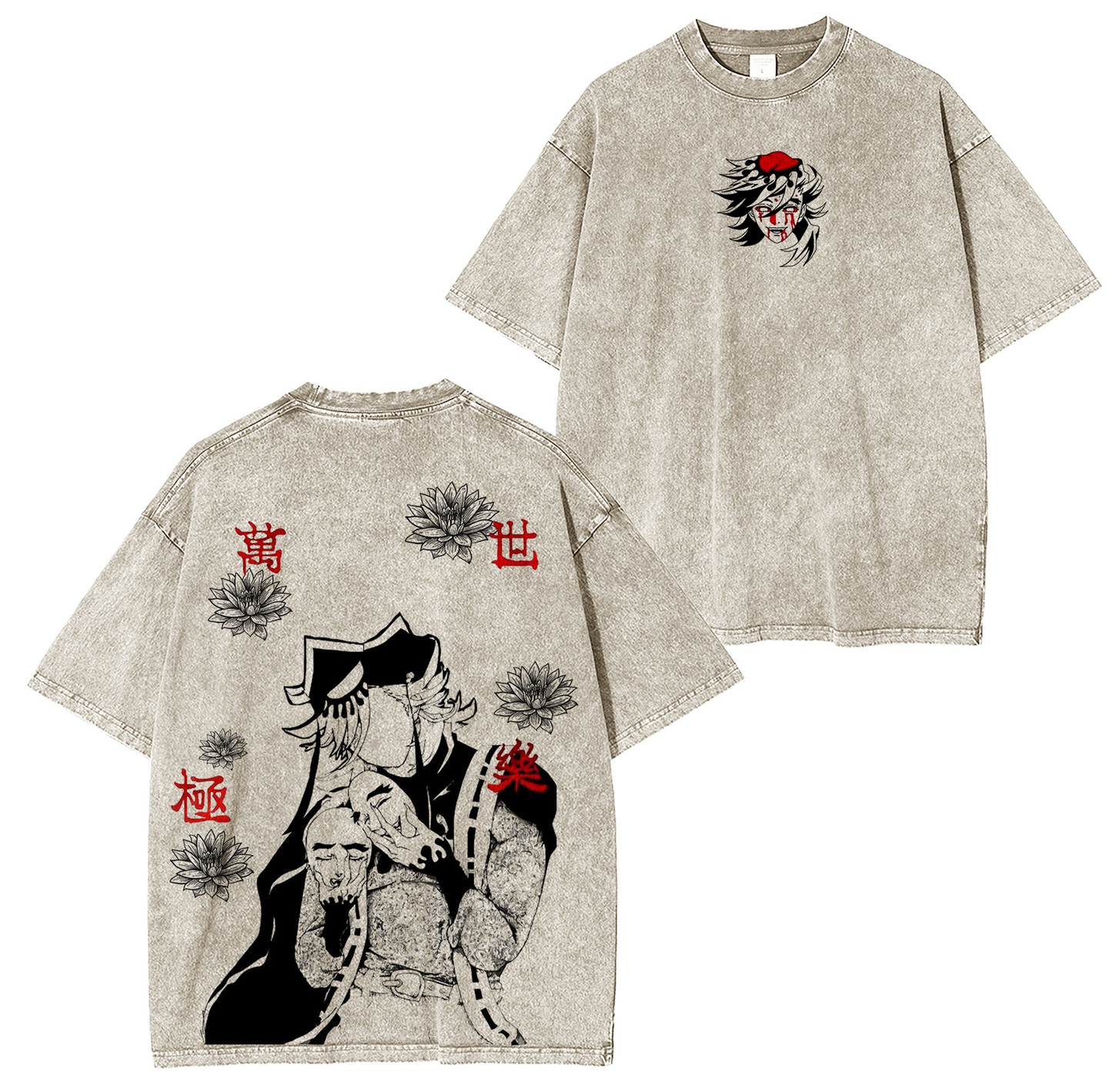 Demon Slayer Anime Washed T-shirt/Crewneck/Hoodie