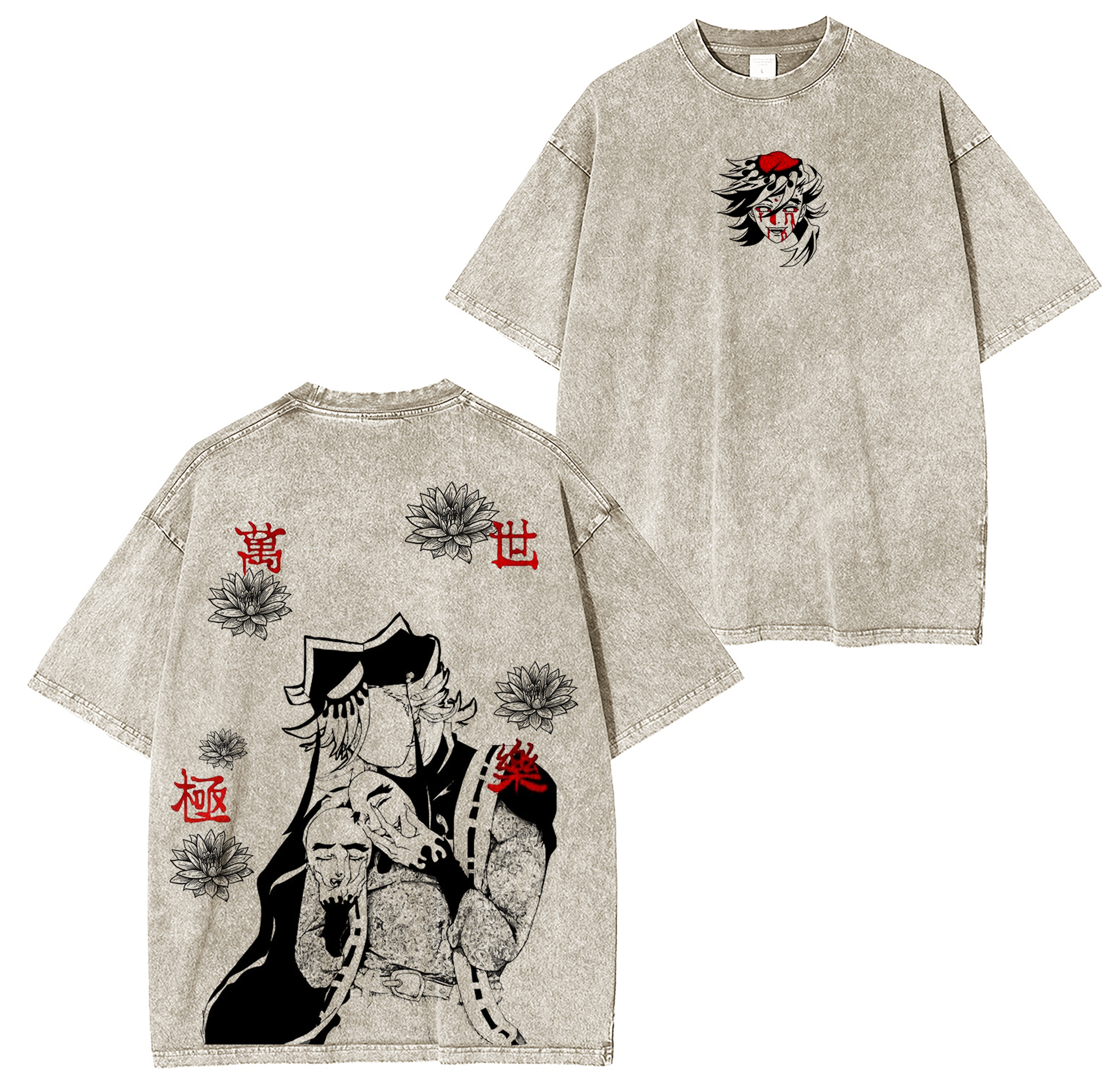 Demon Slayer Anime Washed T-shirt/Crewneck/Hoodie