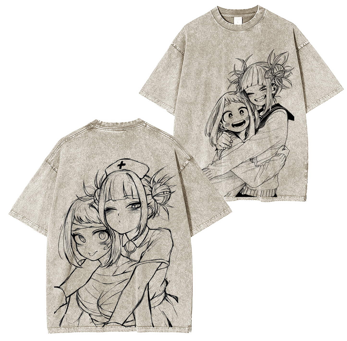Himiko Toga,My Hero Academia Anime Washed T-shirt/Crewneck/Hoodie