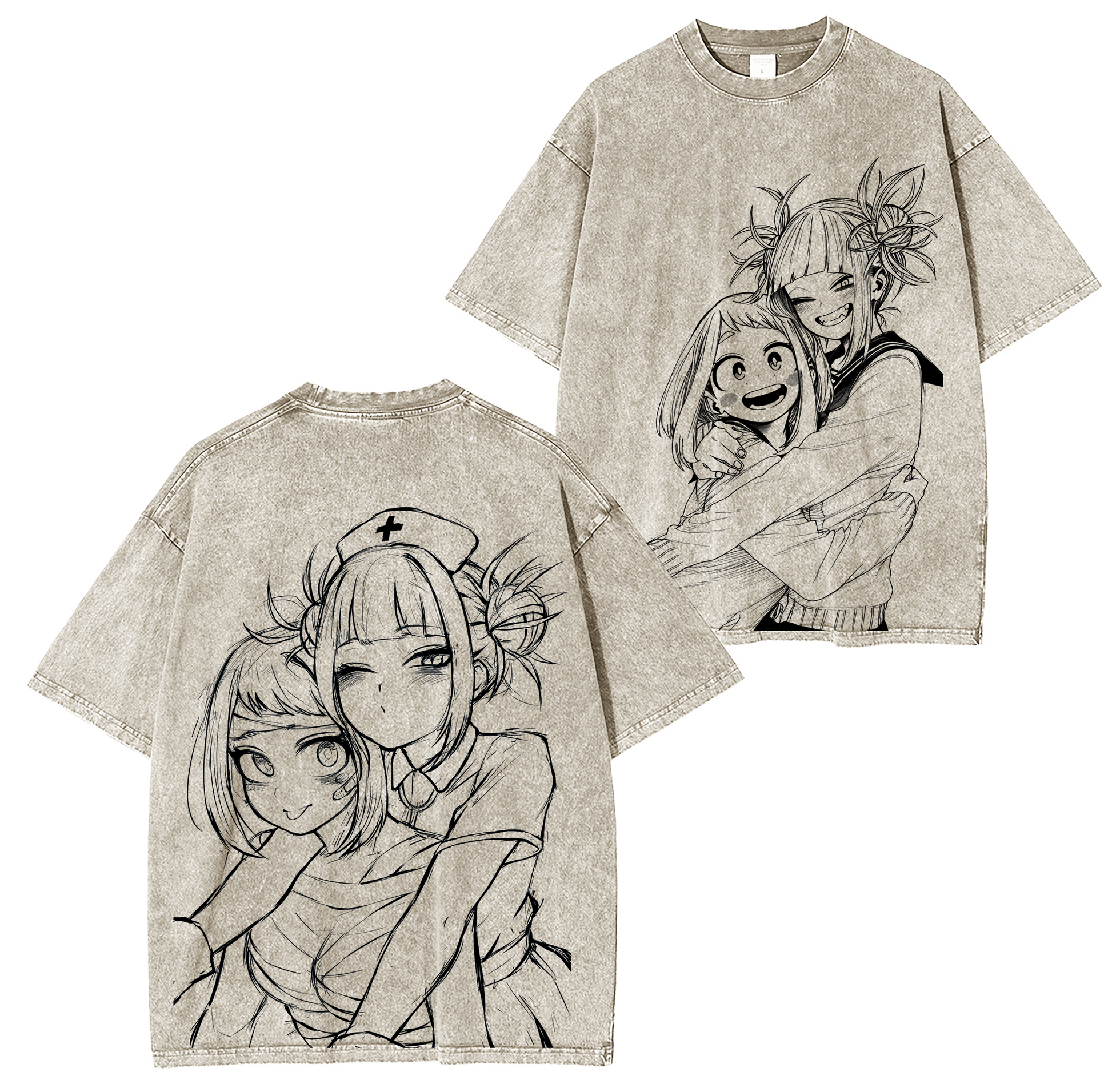 Himiko Toga,My Hero Academia Anime Washed T-shirt/Crewneck/Hoodie
