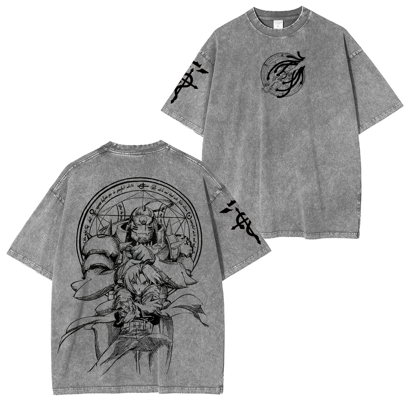 Fullmetal Alchemist: Brotherhood Anime Washed T-shirt/Crewneck/Hoodie