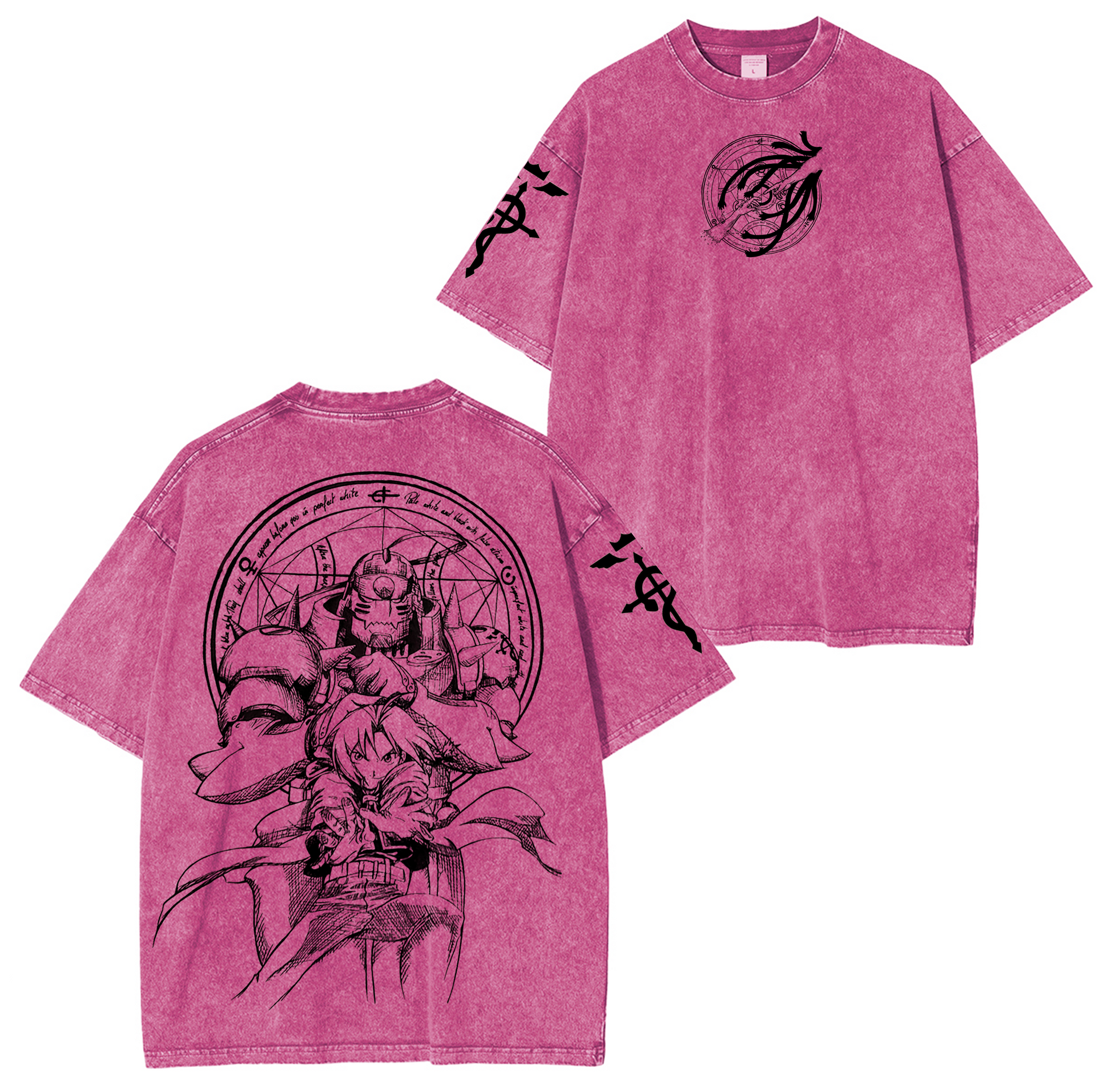 Fullmetal Alchemist: Brotherhood Anime Washed T-shirt/Crewneck/Hoodie