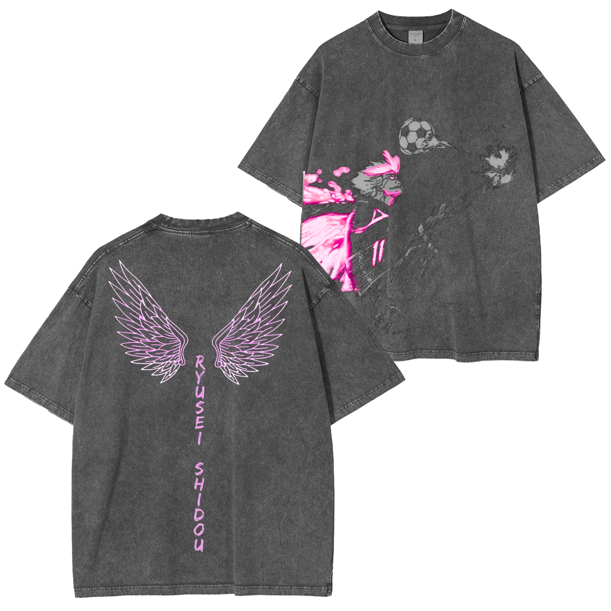 Blue Lock Anime Polera Unisex Lavada