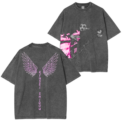 Blue Lock Anime Polera Unisex Lavada