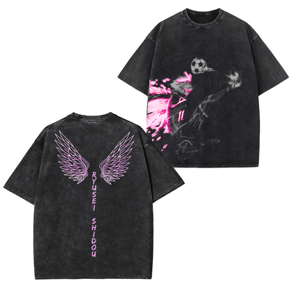 Blue Lock Anime Polera Unisex Lavada