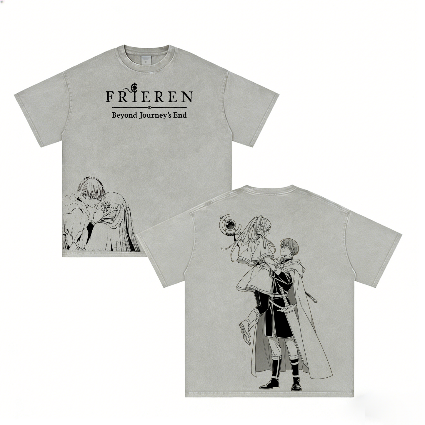 Frieren Anime Washed T-shirt/Crewneck/Hoodie