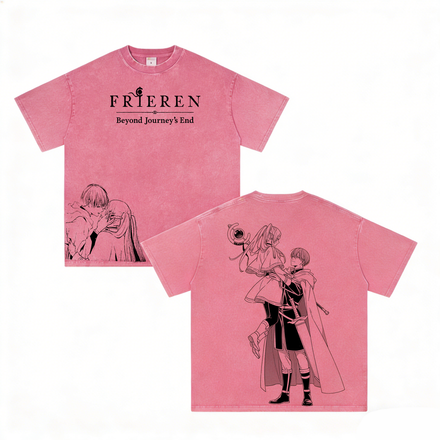 Frieren Anime Washed T-shirt/Crewneck/Hoodie