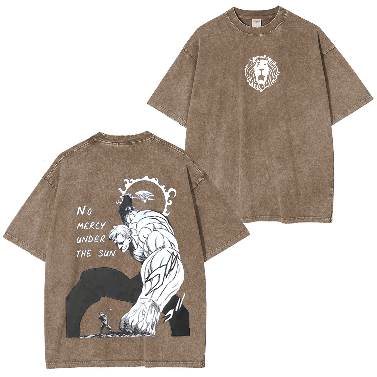 Escanor,The Seven Deadly Sins Anime Washed T-shirt/Crewneck/Hoodie