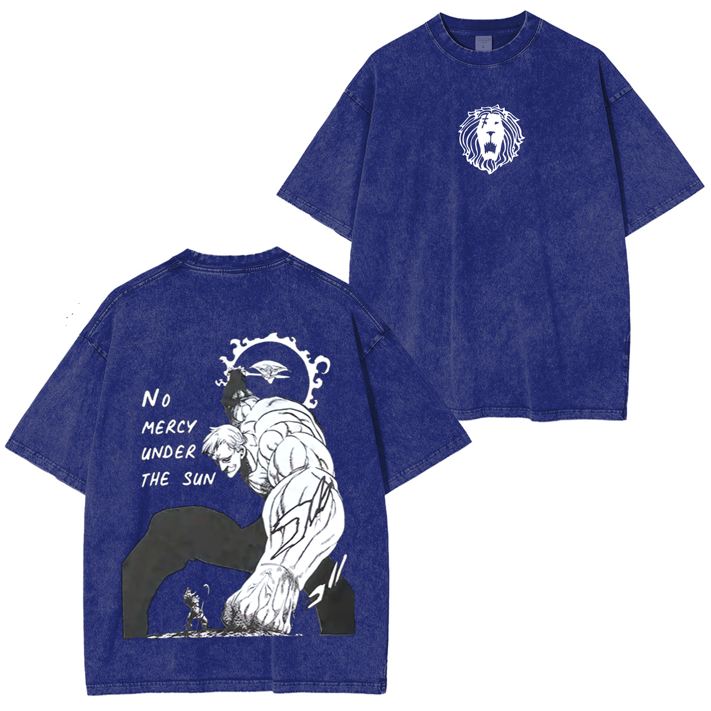 Escanor,The Seven Deadly Sins Anime Washed T-shirt/Crewneck/Hoodie