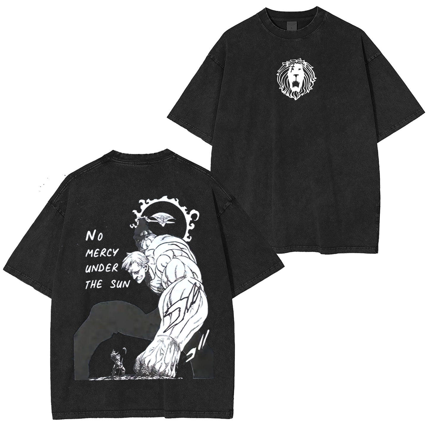 Escanor,The Seven Deadly Sins Anime Washed T-shirt/Crewneck/Hoodie