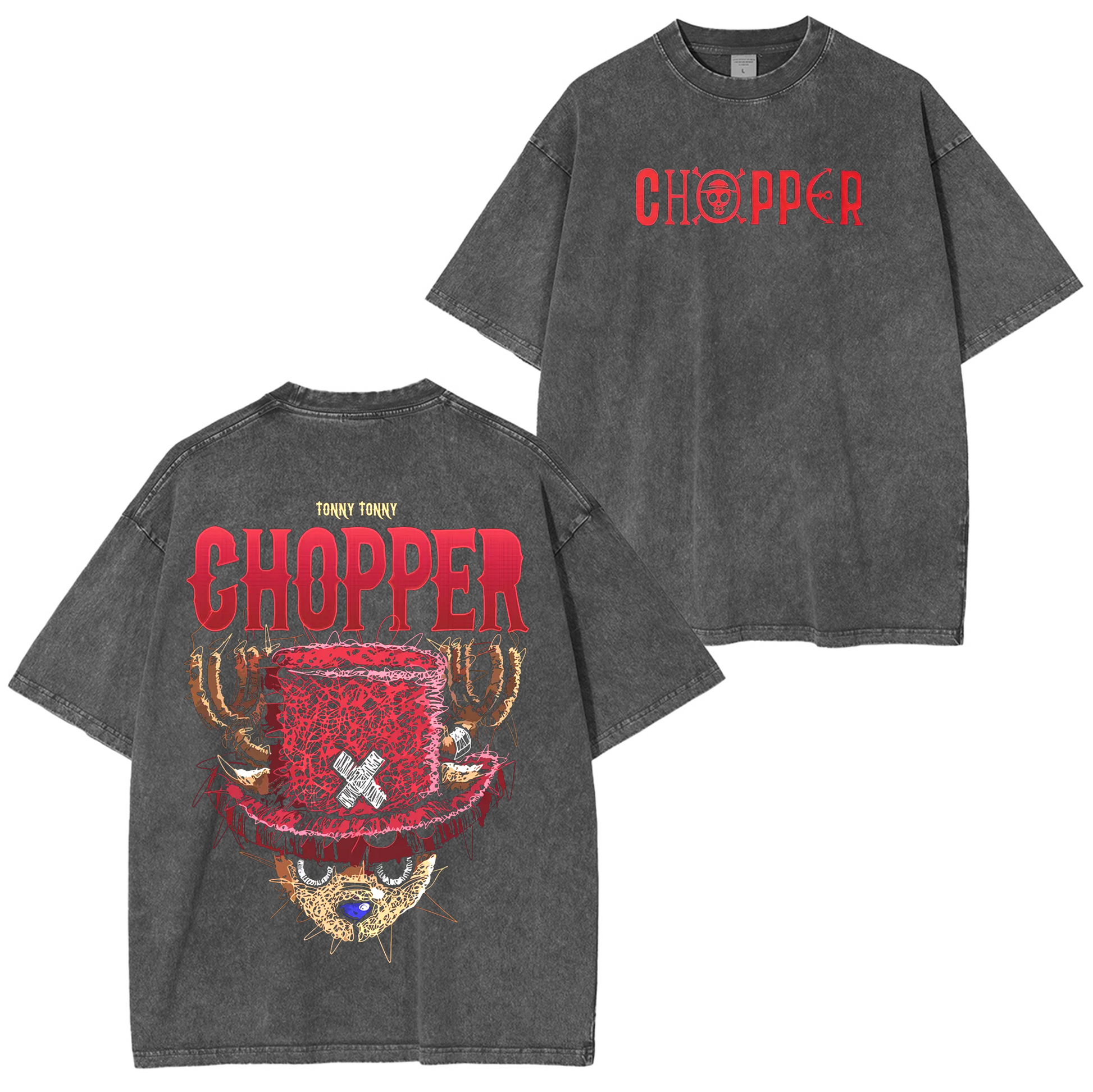 One Piece Anime Washed T-shirt/Crewneck/Hoodie