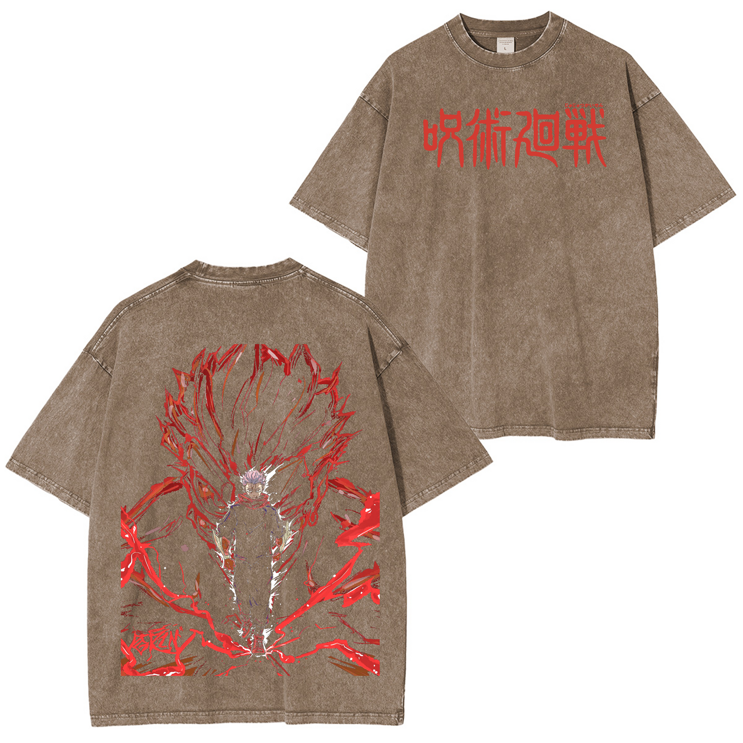Jujutsu Kaisen Anime Washed T-shirt/Crewneck/Hoodie