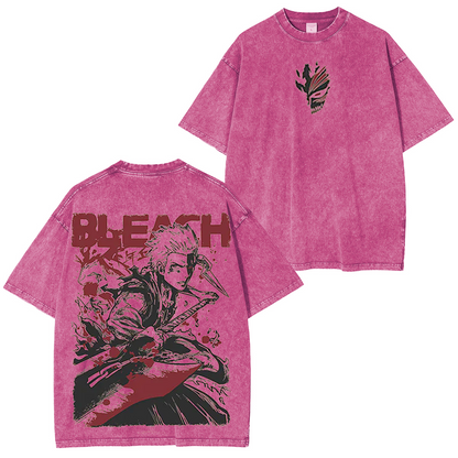 Ichigo Kurosaki Bleach Anime Polera Lavada