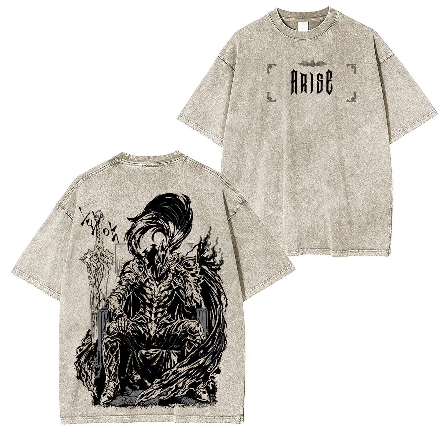 Igris, Solo Leveling Anime Washed T-shirt/Crewneck/Hoodie