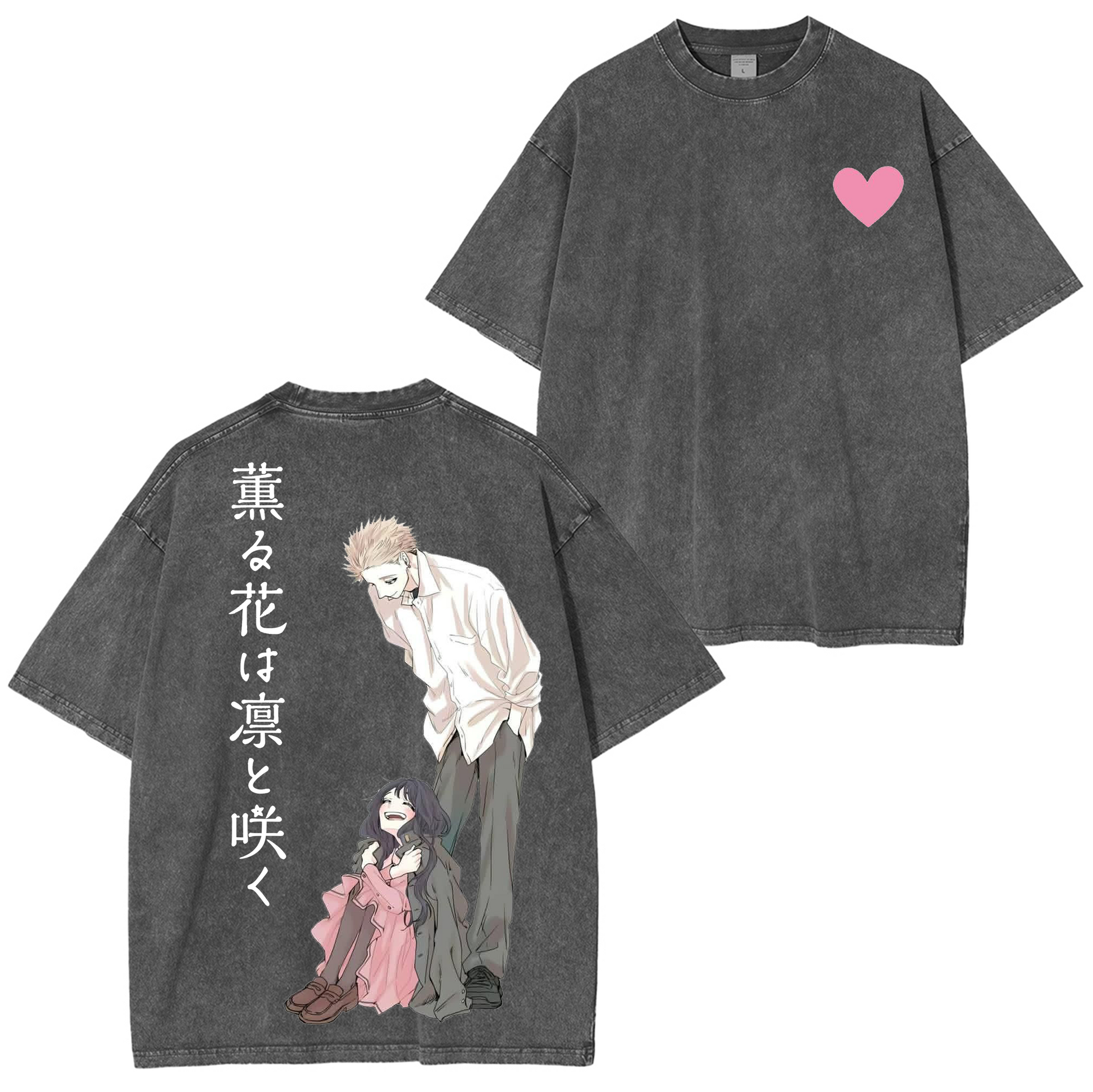 The Fragrant Flower Blooms with Dignity Anime Washed T-shirt/Crewneck/Hoodie