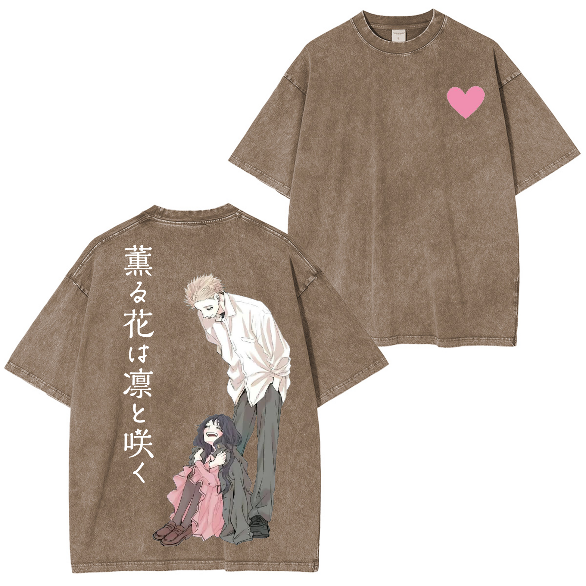 The Fragrant Flower Blooms with Dignity Anime Washed T-shirt/Crewneck/Hoodie