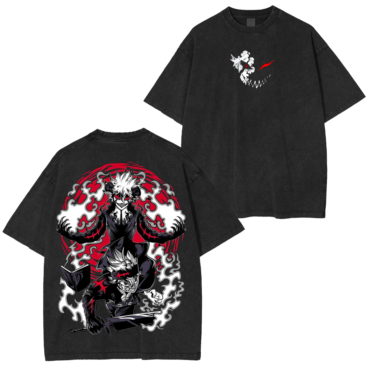 Asta Black Clover Anime Polera Unisex Lavada