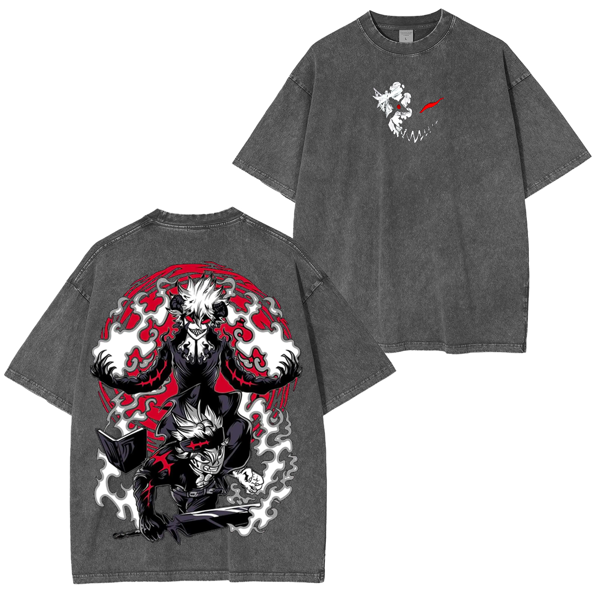 Asta Black Clover Anime Polera Unisex Lavada