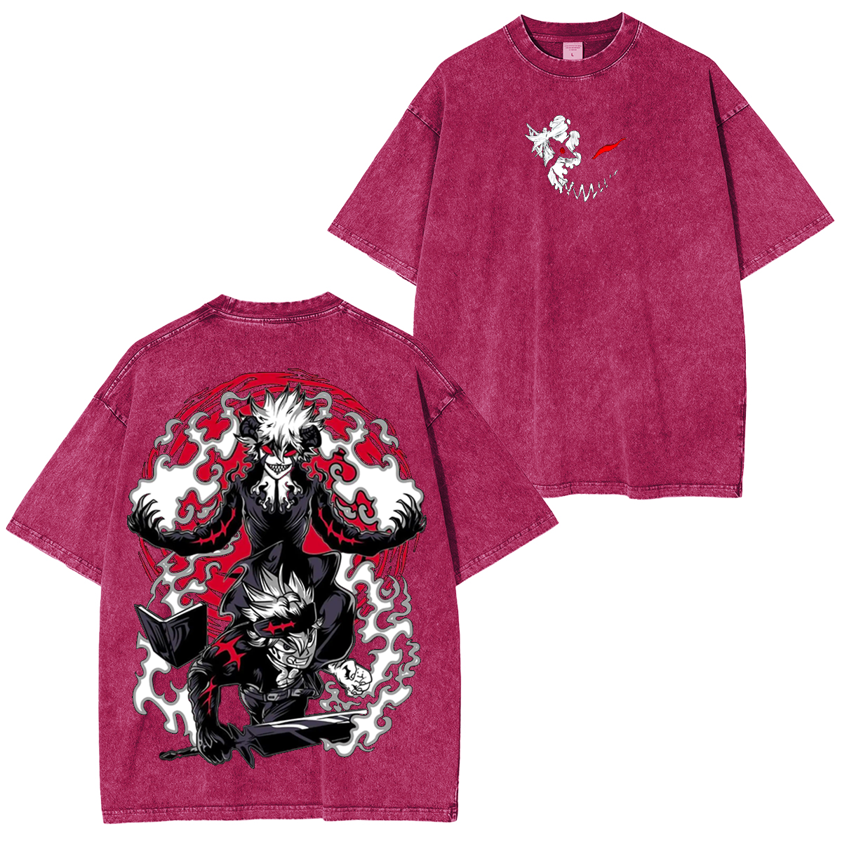 Asta Black Clover Anime Polera Unisex Lavada