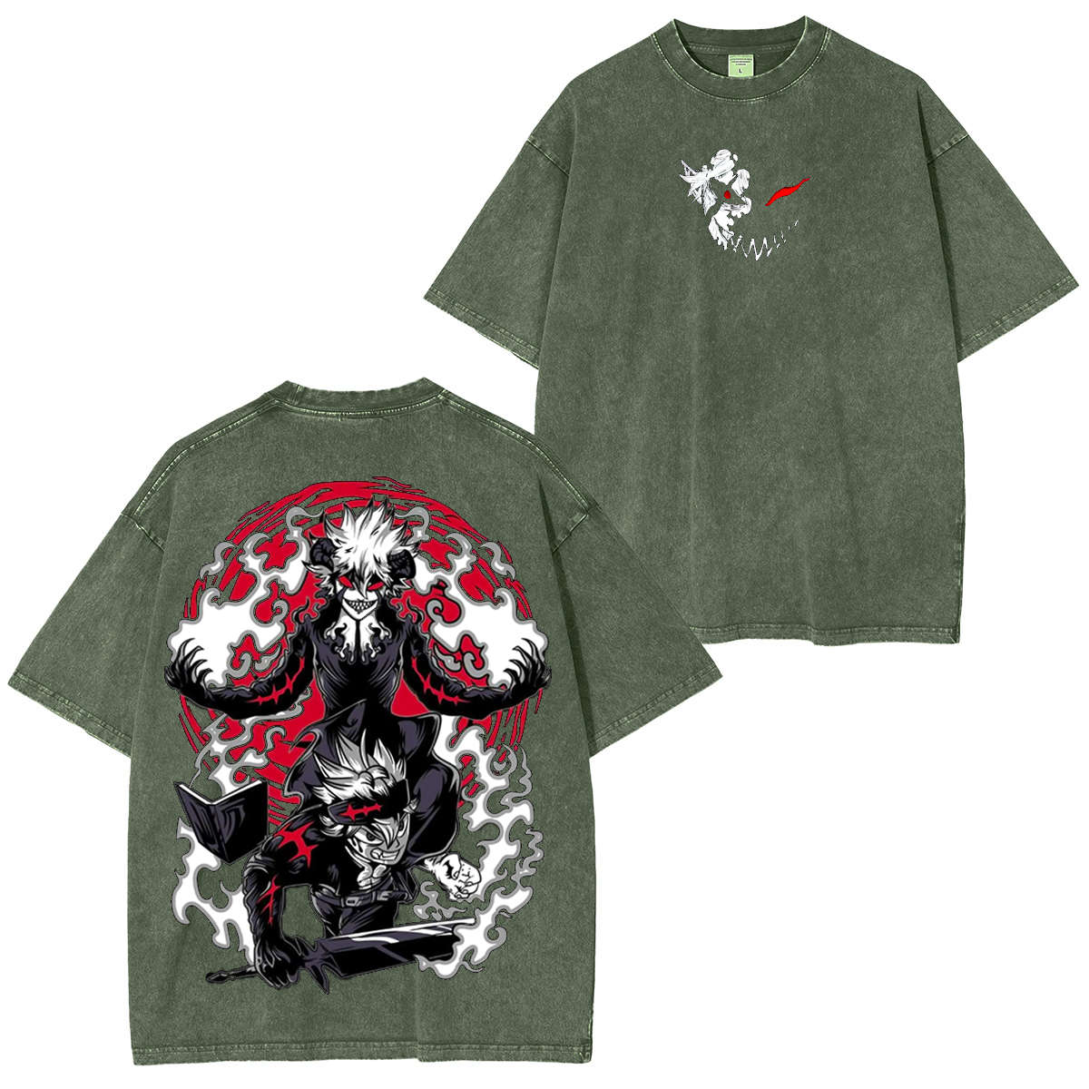 Asta Black Clover Anime Polera Unisex Lavada